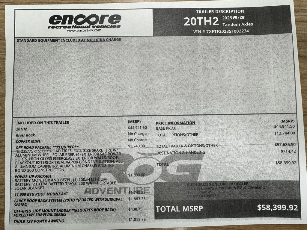 2025 Encore RV ROG 20TH - Photo 2