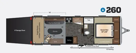 Keystone Impact 260 exterior