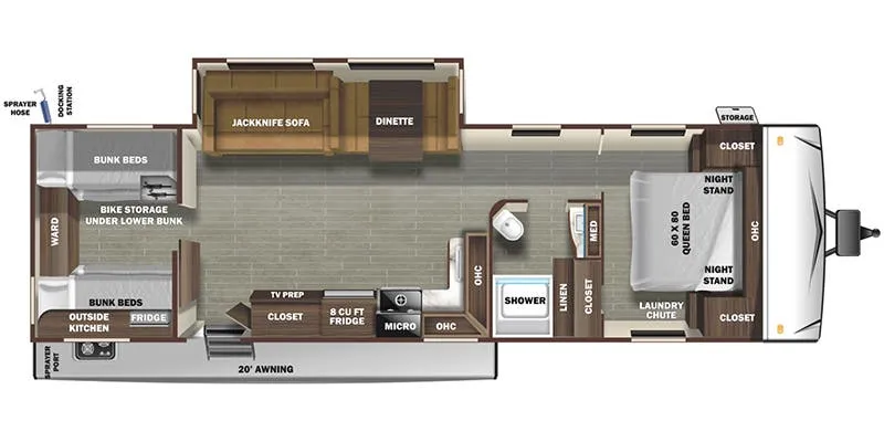 Starcraft Super Lite 291QB floor plan