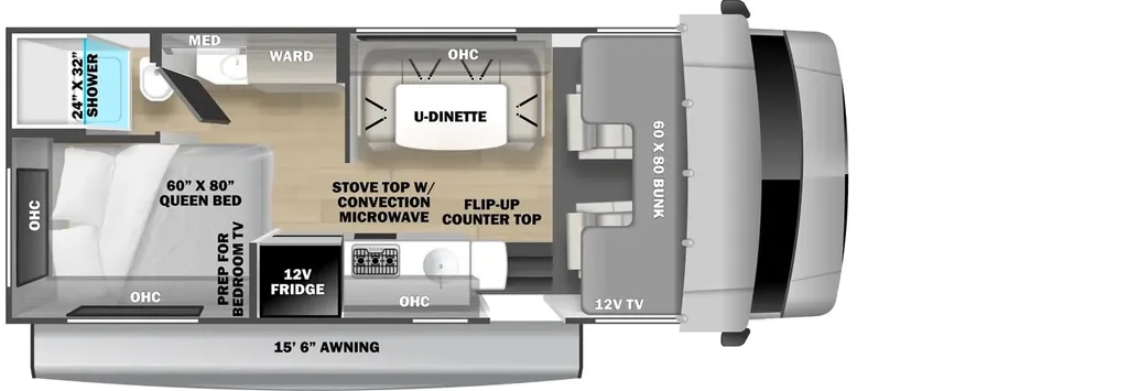 2027 Forest River Solera 22N4X4 floor plan