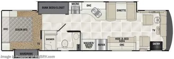 2015 Coachmen Cross Country 361BH - Floor plan