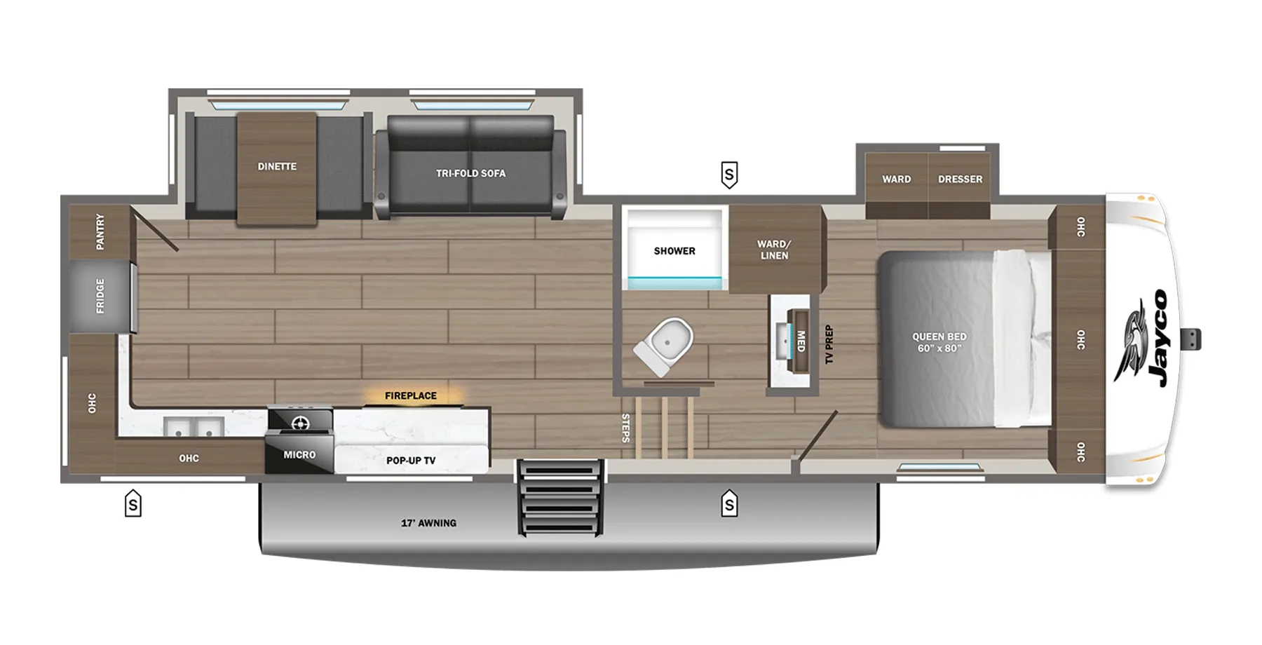 2026 Jayco Eagle 28RKS - Floor plan