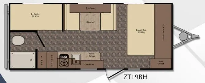 CrossRoads Z-1 Lite 1 LITE ZT 19BH floor plan