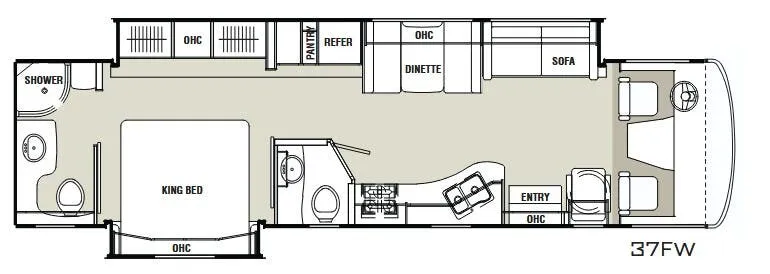 Coachmen Encounter 37FW floor plan