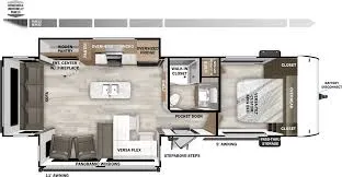 2025 Forest River Salem 27RE - Floor plan