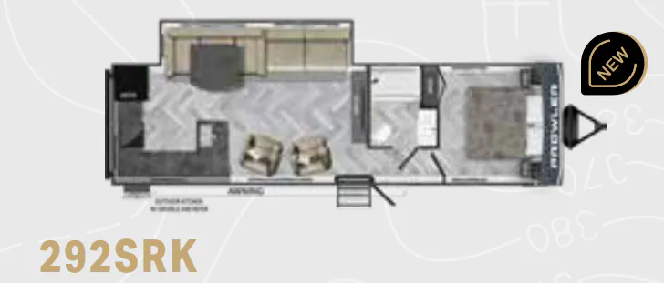 2023 Heartland Prowler 292SRK - Floor plan