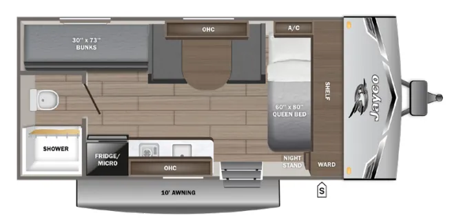 Jayco Jay Flight SLX 170BH floor plan