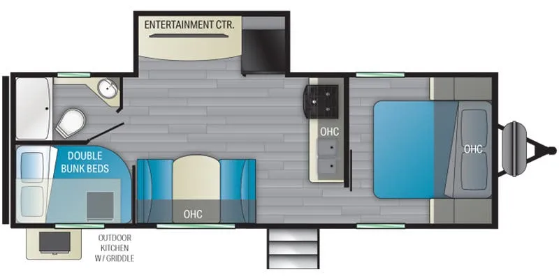 Heartland Trail Runner TR 252 BH floor plan