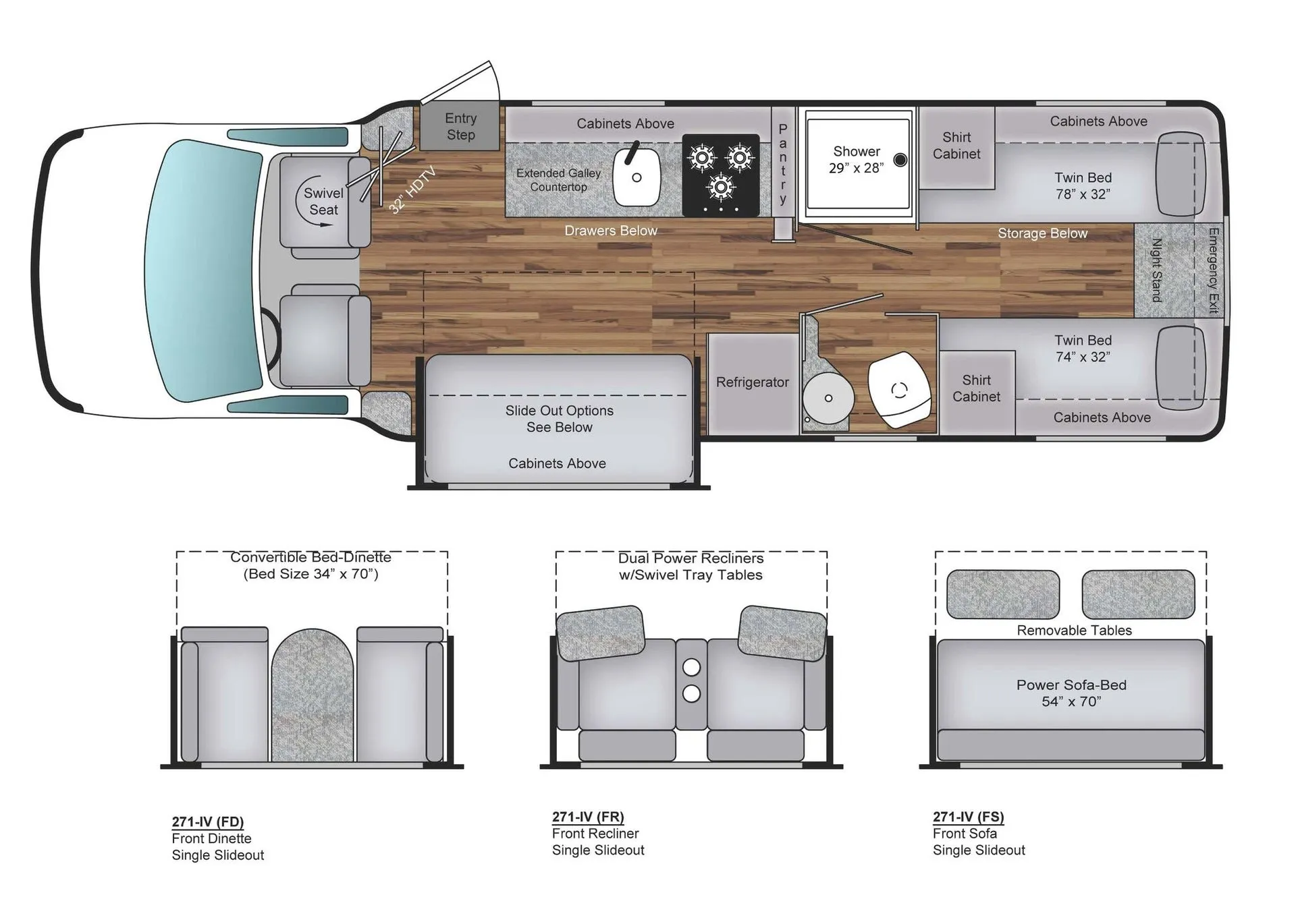 Coach House Platinum IV 271 IV FD floor plan