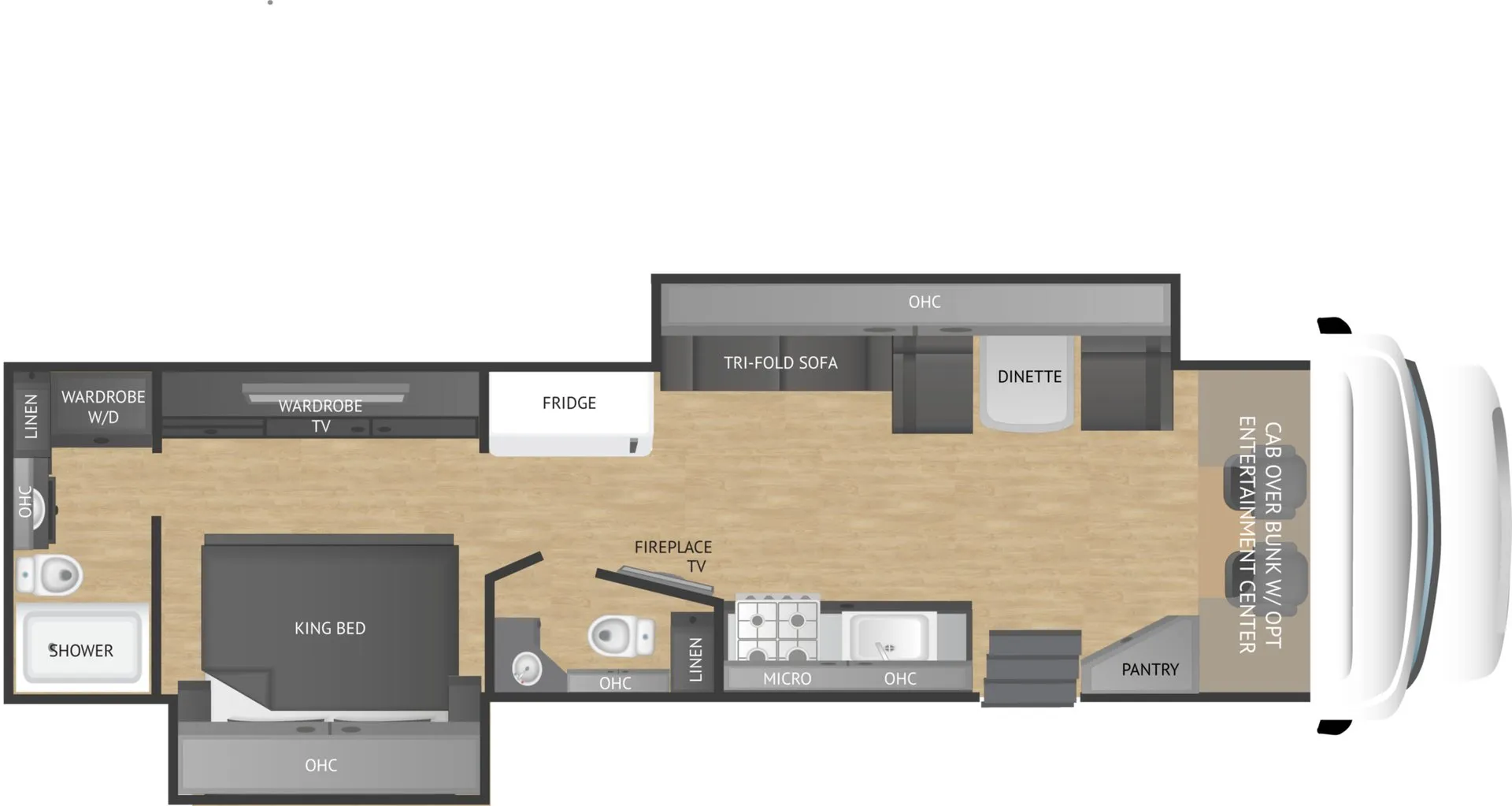 2026 Nexus Ghost 37DS - Floor plan