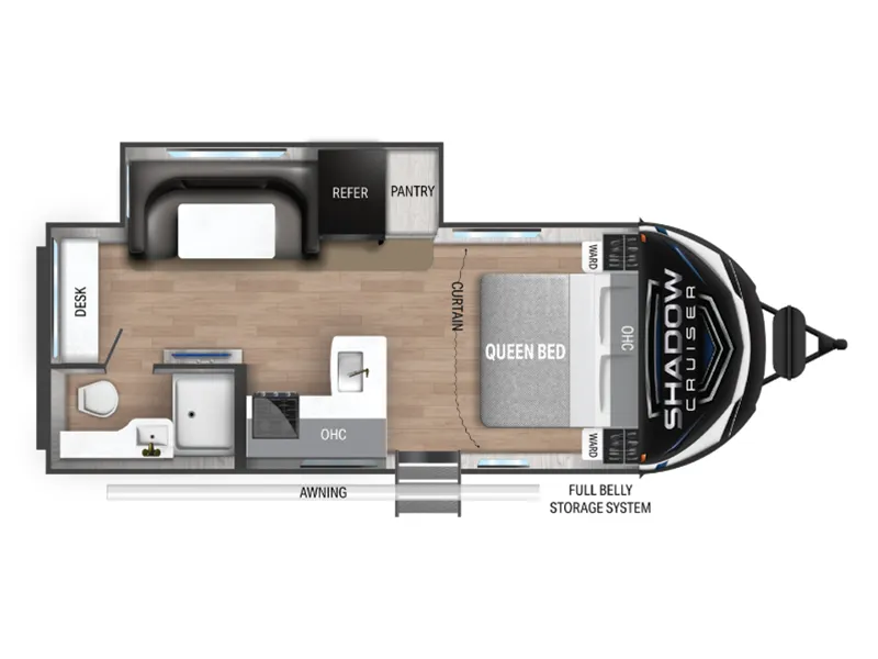 Cruiser RV Shadow Cruiser 215RBS floor plan