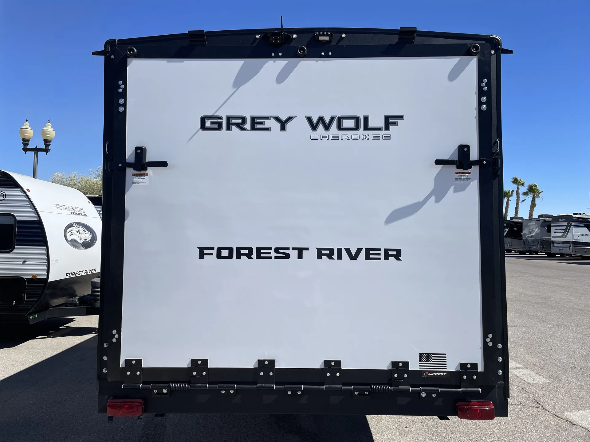 2027 Forest River Cherokee Grey Wolf 22RR — backside
