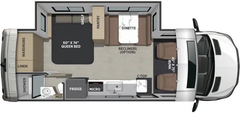 Coachmen Prism 24FS floor plan