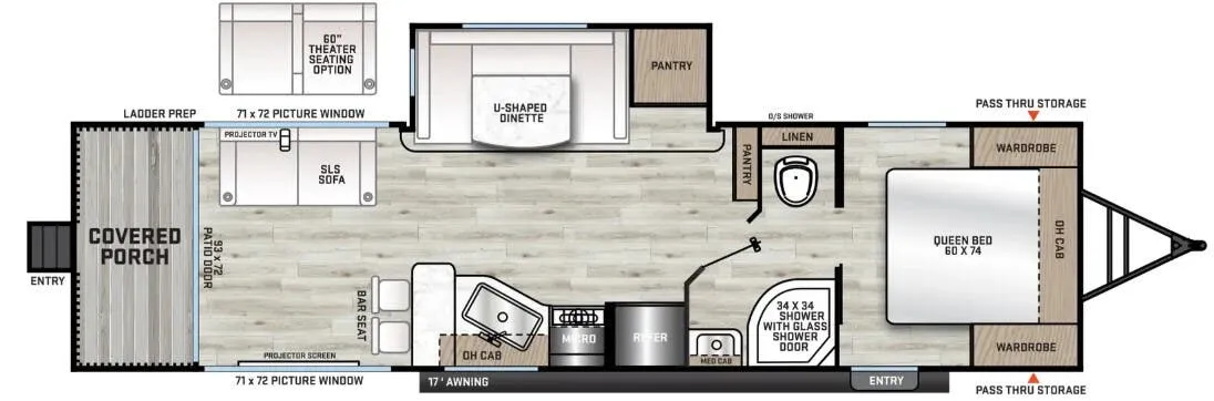 Coachmen Catalina Legacy Edition 283EPIC floor plan