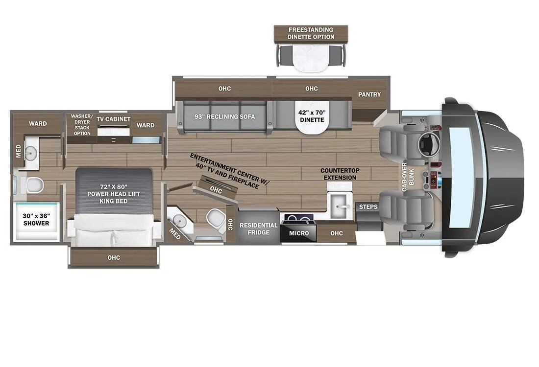 2026 Entegra Coach Accolade XL 37K - Floor plan