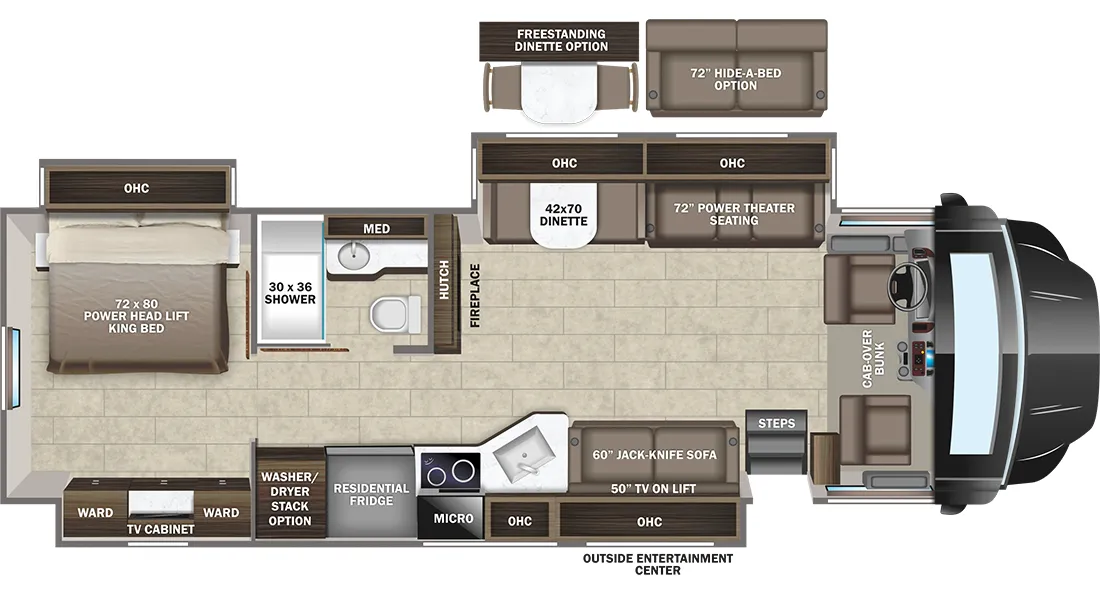 Entegra Coach Accolade XL 37M floor plan