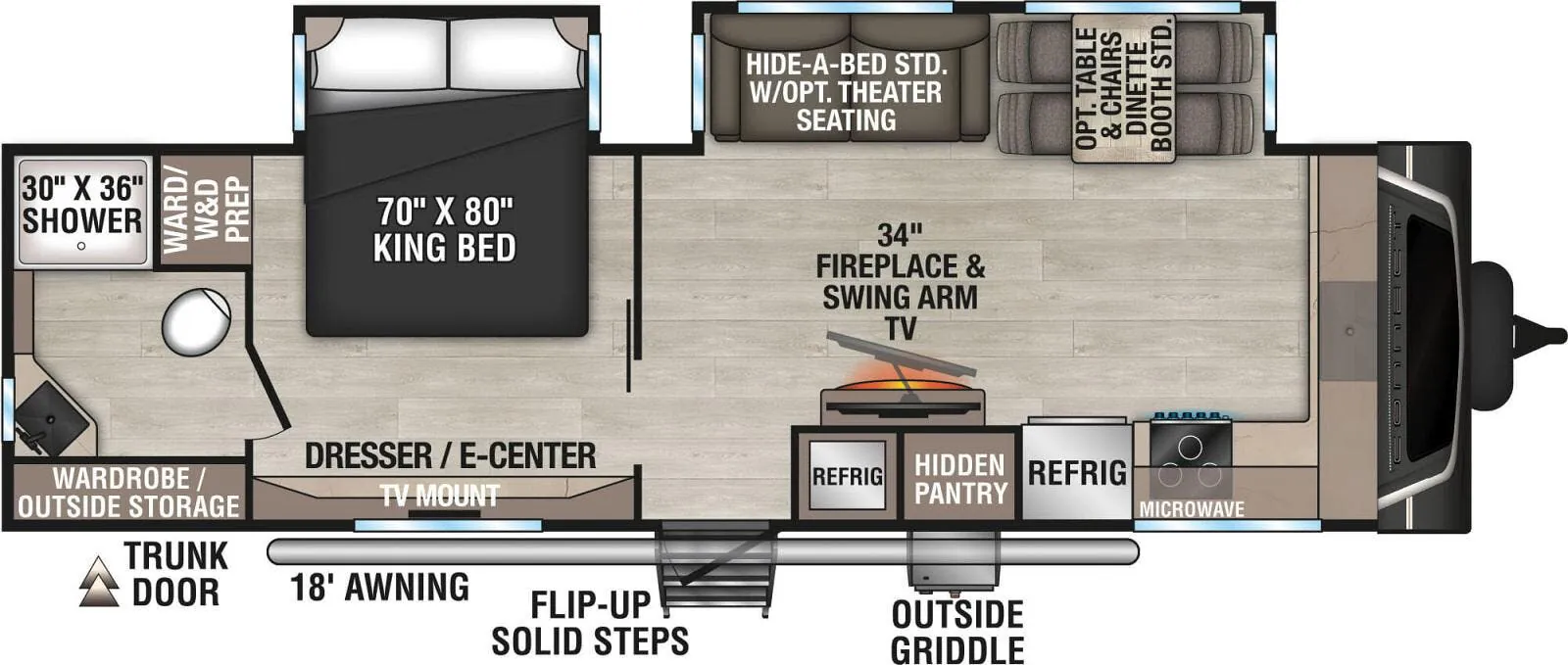 K-Z Connect C282FKK floor plan