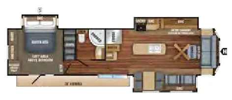 Jayco Jay Flight Bungalow 40LOFT floor plan