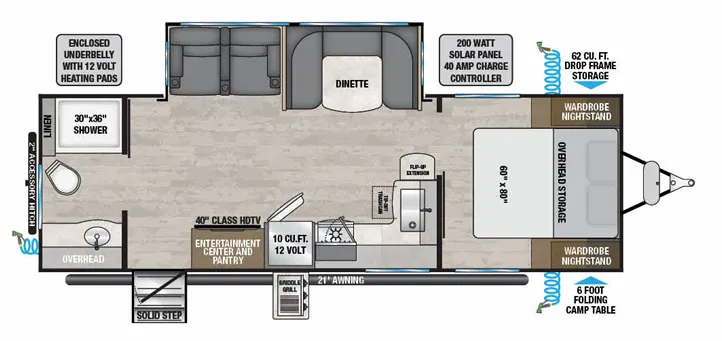 2024 Alliance RV Delta 262RB - Floor plan