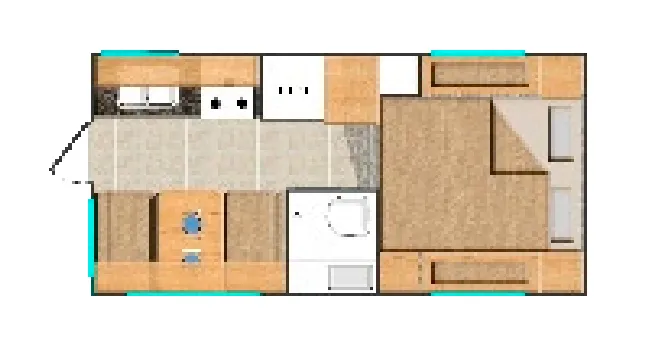 2005 Adventurer Adventurer 90FWS - Floor plan