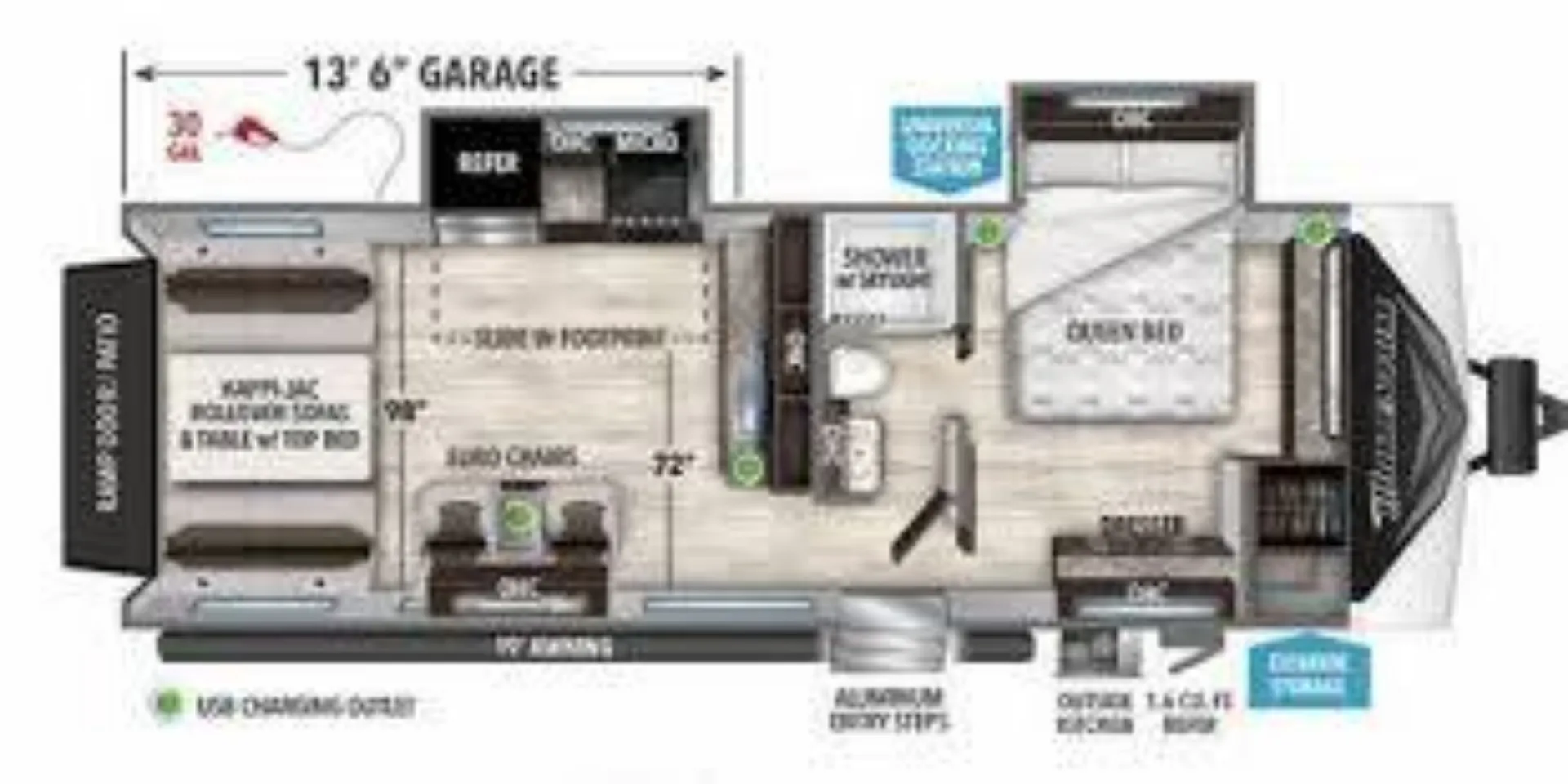 2021 Grand Design Momentum G-Class 25G - Photo 2