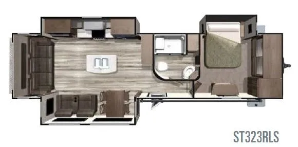 Highland Ridge Silverstar ST323RLS floor plan