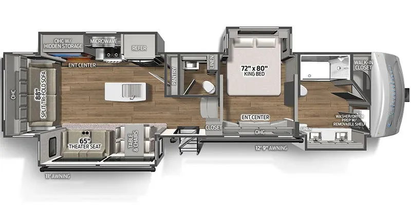 Palomino Columbus 383FB floor plan