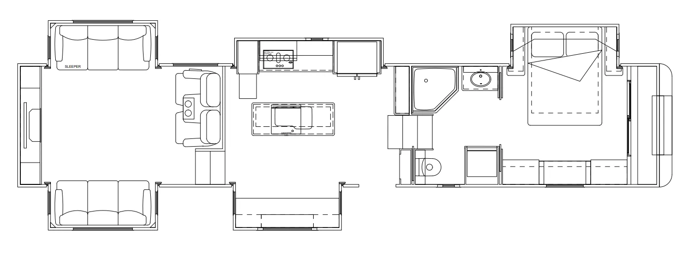 New Horizons Majestic M43FL5S floor plan