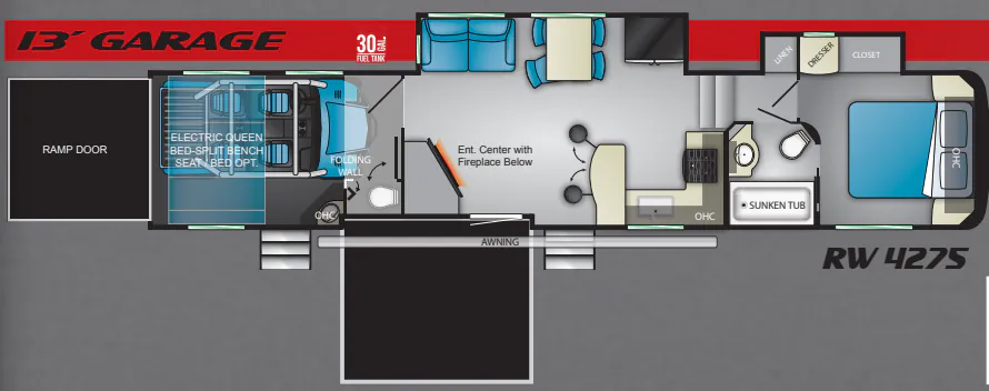 Heartland Road Warrior 4275 floor plan