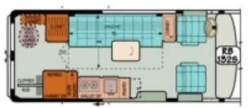 Sportsmobile Promaster 132S floor plan