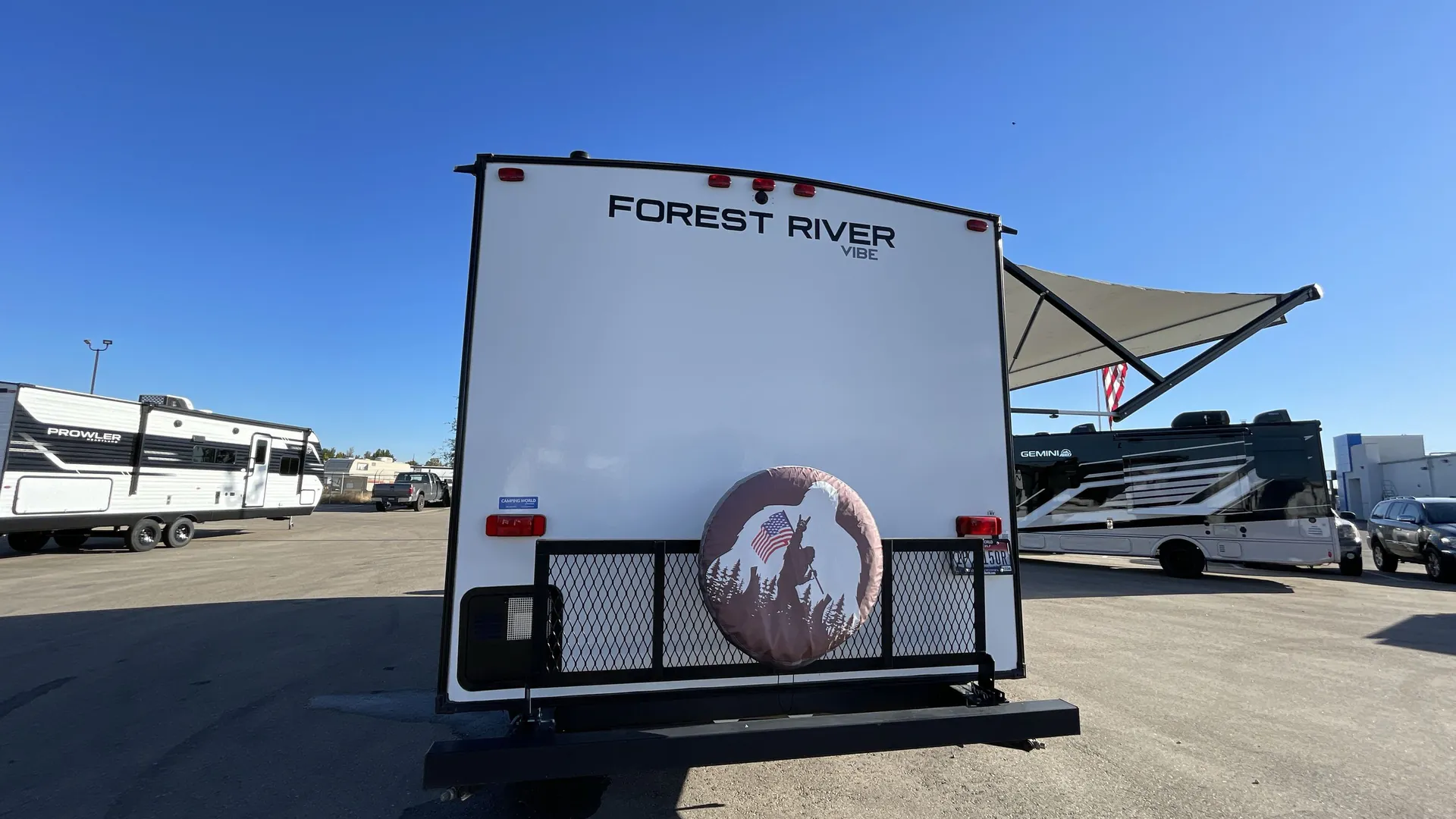 2020 Forest River Vibe 20QB — backside