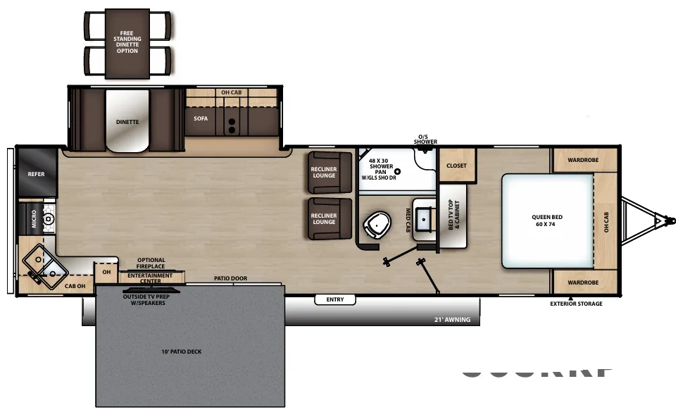 Coachmen Catalina Legacy Edition 303RKP floor plan