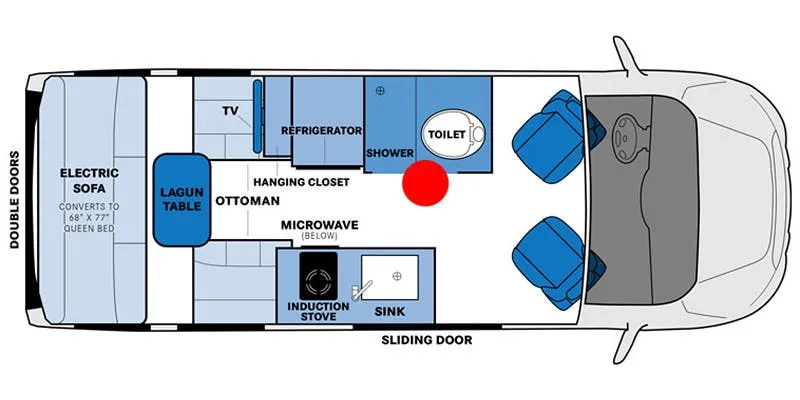 Pleasure-Way Ontour 2 floor plan