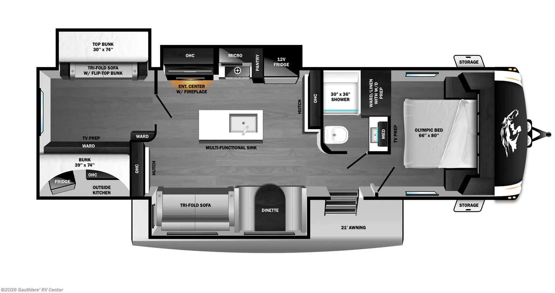 2026 Highland Ridge Open Range Roamer Light Duty 31TBTS dealer photo 2 from Gauthiers RV Center