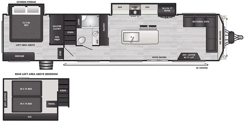 Keystone Residence 40FLSL floor plan