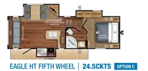 Jayco Eagle HT 245CKTS floor plan
