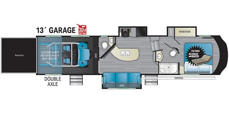 Heartland Torque TQ 345 floor plan