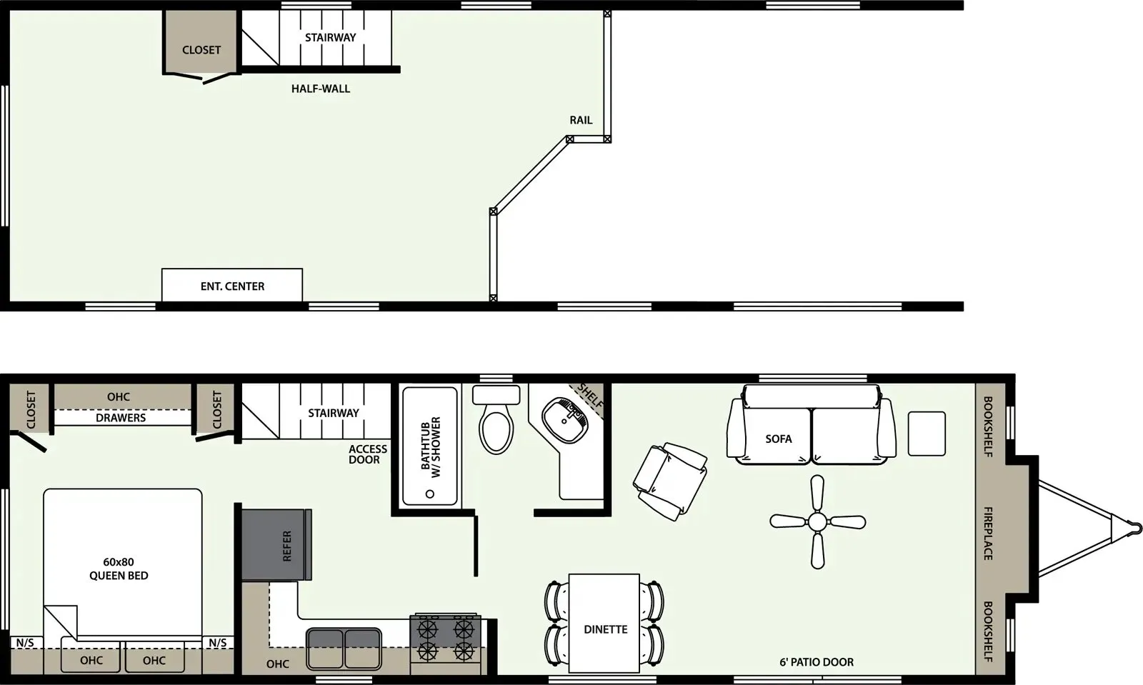 2023 Forest River Quailridge 39CBDL - Floor plan