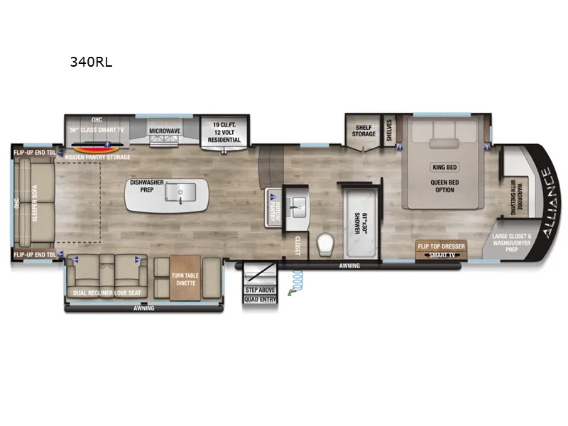 2026 Alliance RV Paradigm 340RL - Photo 3