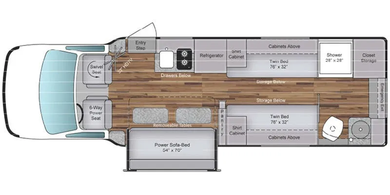 Coach House Platinum IV 261 FS floor plan