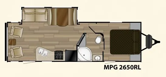 Cruiser RV MPG 2650RL floor plan