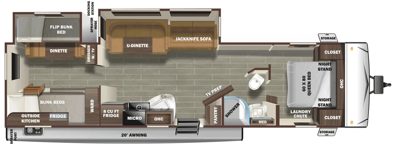 Starcraft Super Lite 311BH floor plan