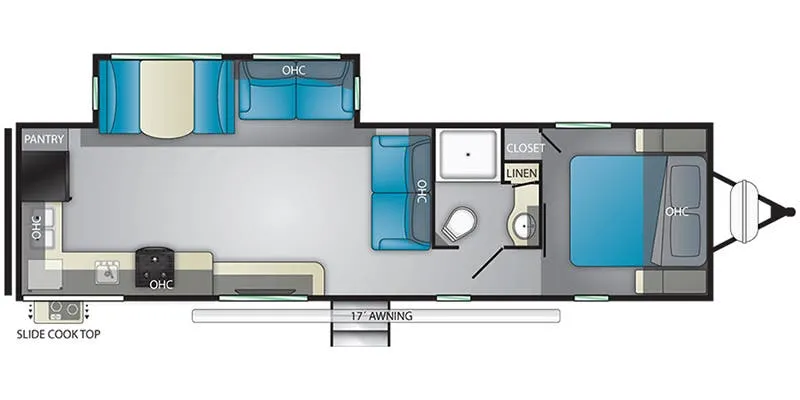 Heartland Mallard M301 floor plan