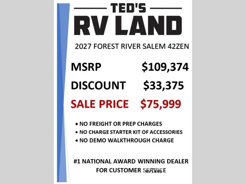 2027 Forest River RV SALEM 42ZEN - Photo 3