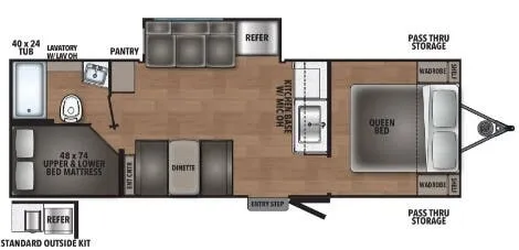 Shasta I-5 5 525RS floor plan