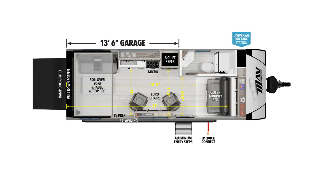 Grand Design Momentum MAV 22MAV floor plan
