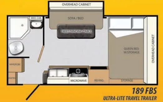 Coachmen Apex 189FBS floor plan