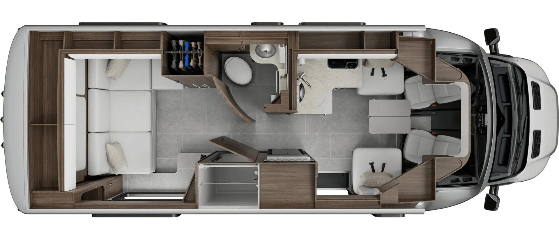 Leisure Travel Wonder W24RL floor plan