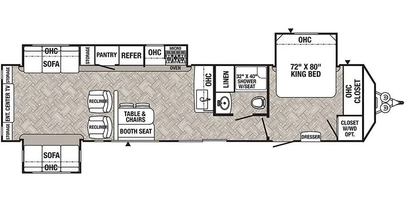 Palomino Puma 38DEN floor plan