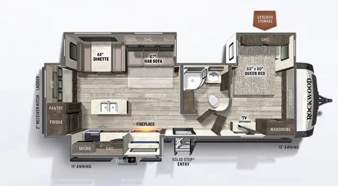 Forest River Rockwood Ultra Lite 2720IK exterior
